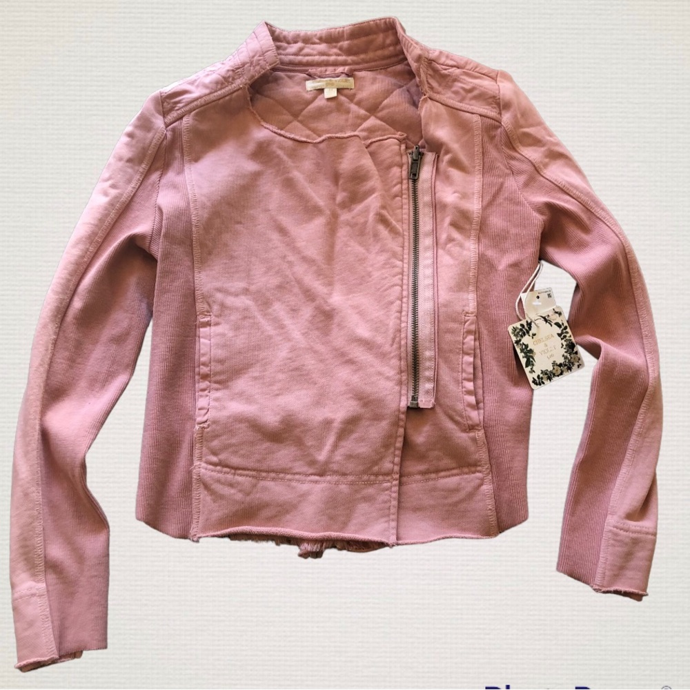 SOLD ON Ⓜ️ NWT Pink Chelsea and Violet Jacket.